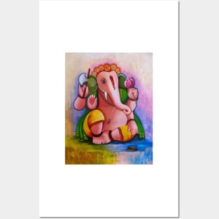 Colorful Ganesh Posters and Art